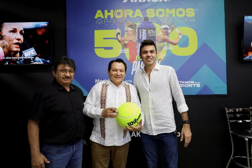 Inicia el Open AKRON WTA 500, torneo internacional que se realizará en Mérida