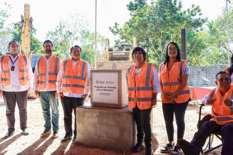 Arrancan en Yucatán obras del Programa de Vivienda para el Bienestar