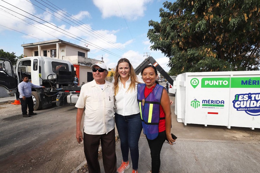 Proyecta Cecilia Patrón más intervenciones de “Mérida Limpia” en más colonias de la ciudad