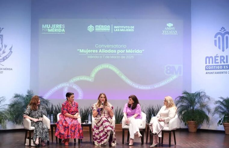 Mujeres Aliadas por Mérida comparten sus experiencias.