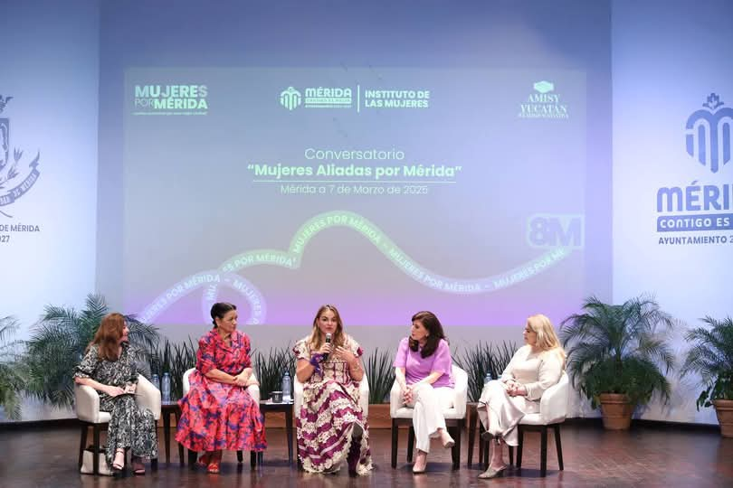 Mujeres Aliadas por Mérida comparten sus experiencias.