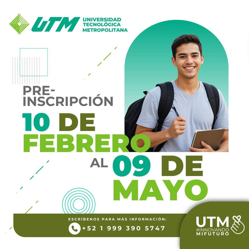 Abre La UTM su proceso de admisión a nuevas generaciones