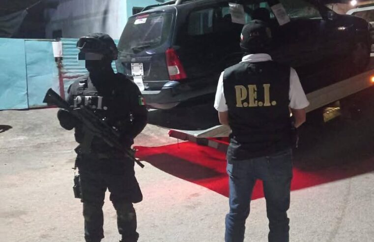 Aseguran camioneta que atropelló a familia en Kanasín