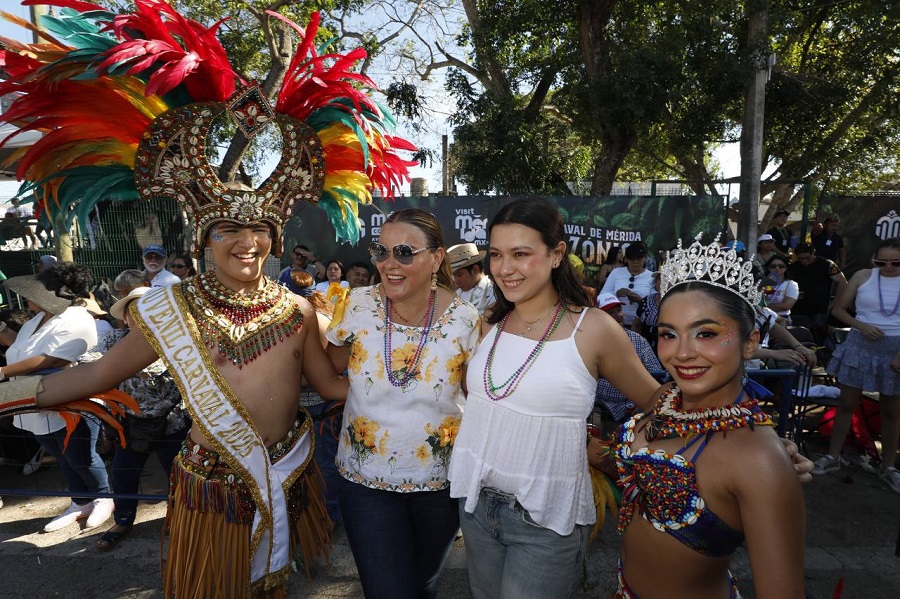 Cierra el Carnaval de Mérida con más de 350 mil asistentes