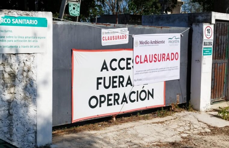 Profepa clausura la granja porcícola Pecuaria Peninsular de Santa María Chi