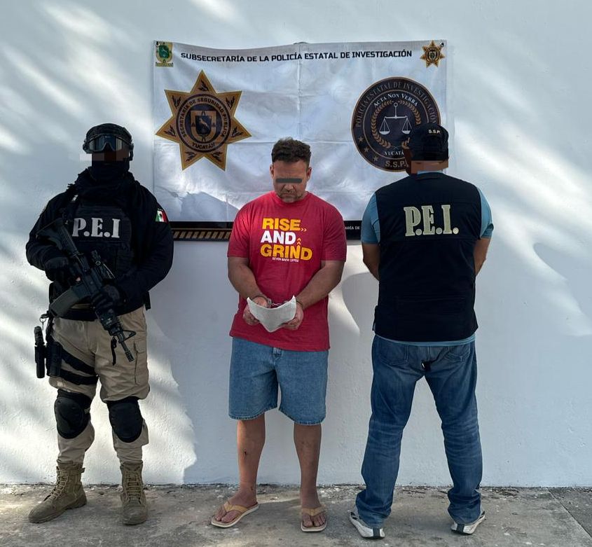 Estadounidense detenido por el feminicidio de su madre en Chicxulub Puerto