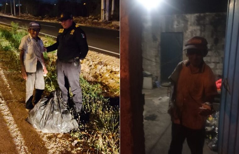 Buscando botellas, un adulto mayor se desorientó y no supo volver a casa