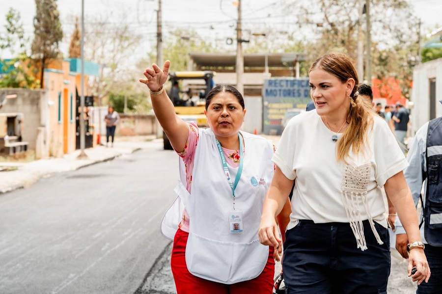 Cecilia Patrón avanza 24/7 en obra pública, con más de 58 kilómetros de calles nuevas listas