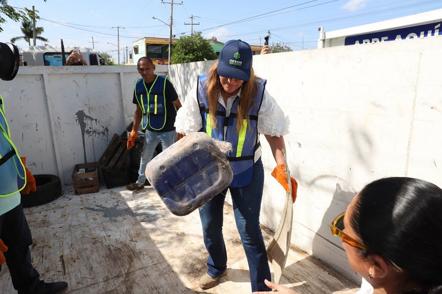Con Cecilia Patrón aumenta la infraestructura y el mobiliario para mantener limpia a Mérida