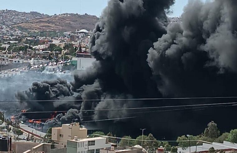 Por jugar con pirotecnia, niños provocan incendio en un campo de tiro policiaco
