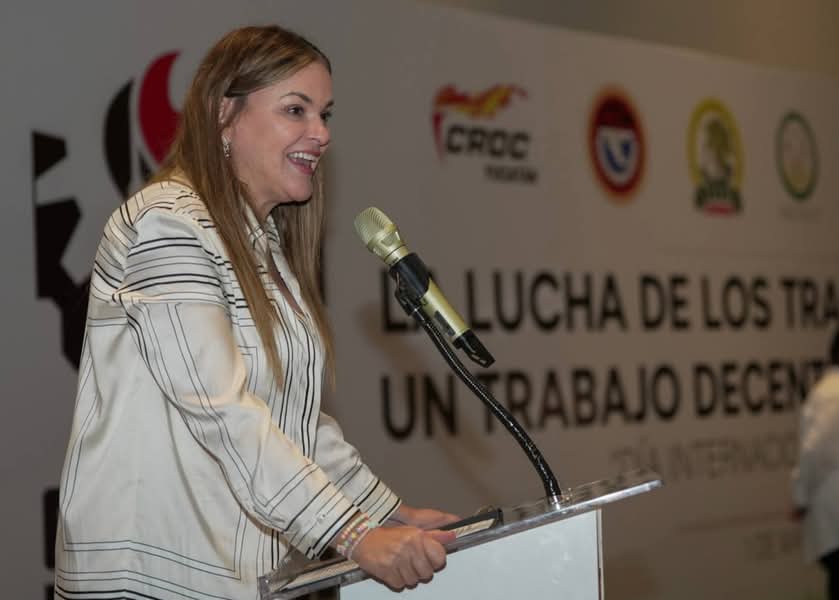 Reconoce Cecilia Patrón a trabajadores yucatecos
