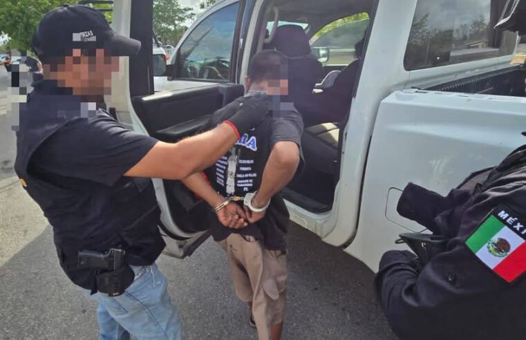 Dos detenidos en cateo antinarcóticos en Kanasín