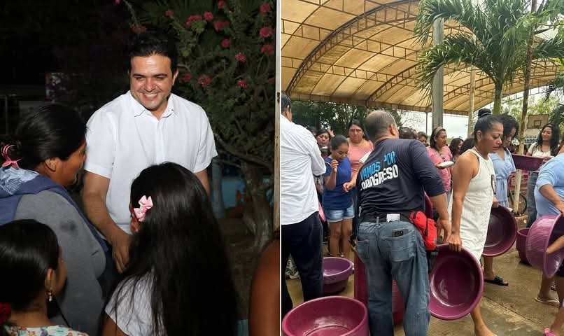 Rihani pide a gritos ser de Morena: regala palanganas guinda por el Día de la Madre