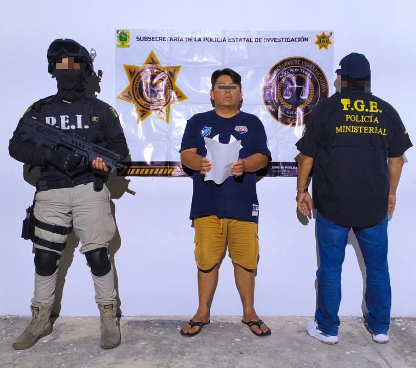 Detenido en Yucatán taxista sicario acusado de doble homicidio en Cozumel