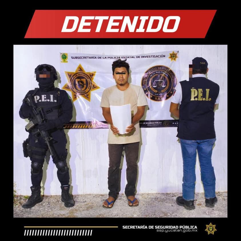Detienen al homicida del profesor reportado como desaparecido en Yucatán