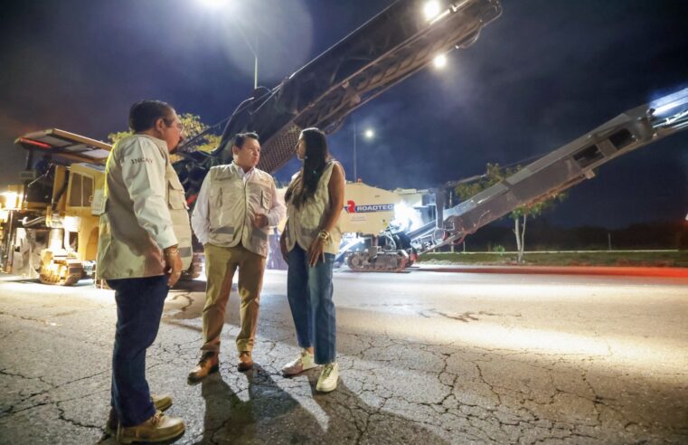 Inician trabajos de conservación del Periférico de Merida