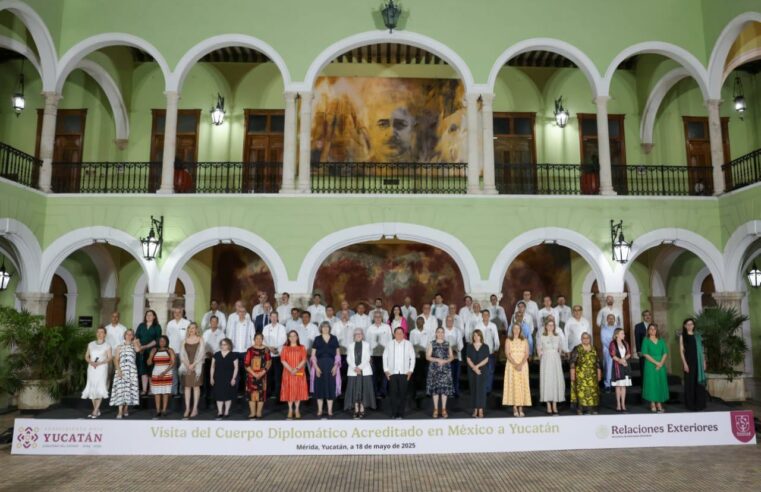Yucatán presenta su potencial de inversión y desarrollo al cuerpo diplomático acreditado en México