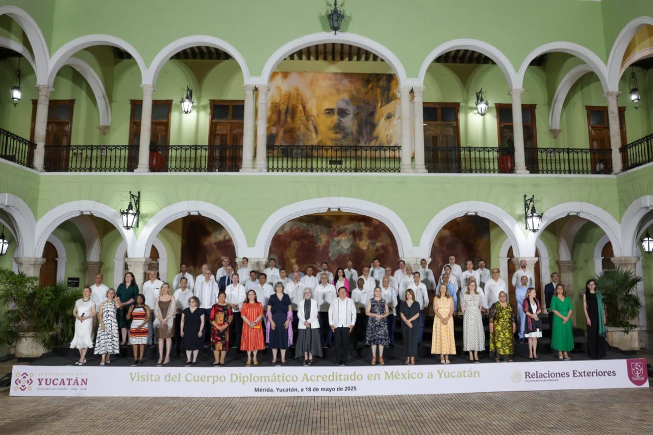 Yucatán presenta su potencial de inversión y desarrollo al cuerpo diplomático acreditado en México