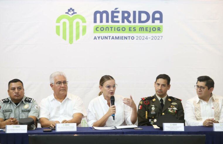 Proteger la vida, el bienestar y el patrimonio es prioridad para el Ayuntamiento de Mérida: Cecilia Patrón