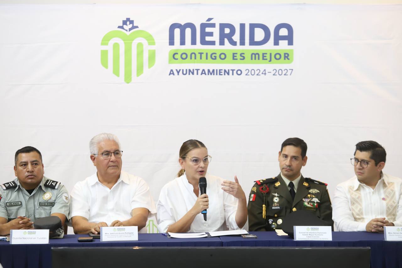 Proteger la vida, el bienestar y el patrimonio es prioridad para el Ayuntamiento de Mérida: Cecilia Patrón