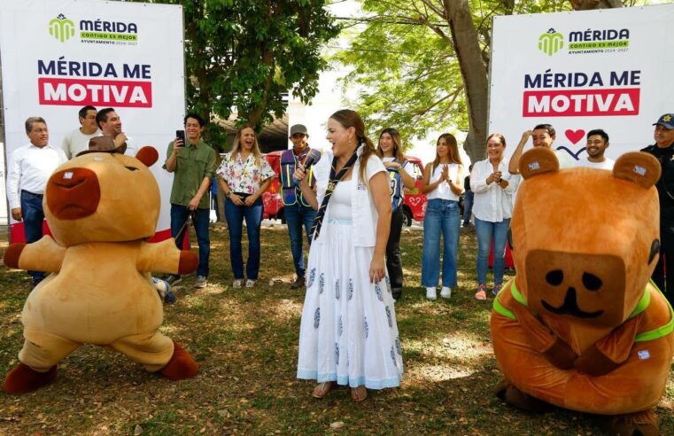 Con “Mérida me motiva”, los jóvenes recuperan espacios públicos: Cecilia Patrón