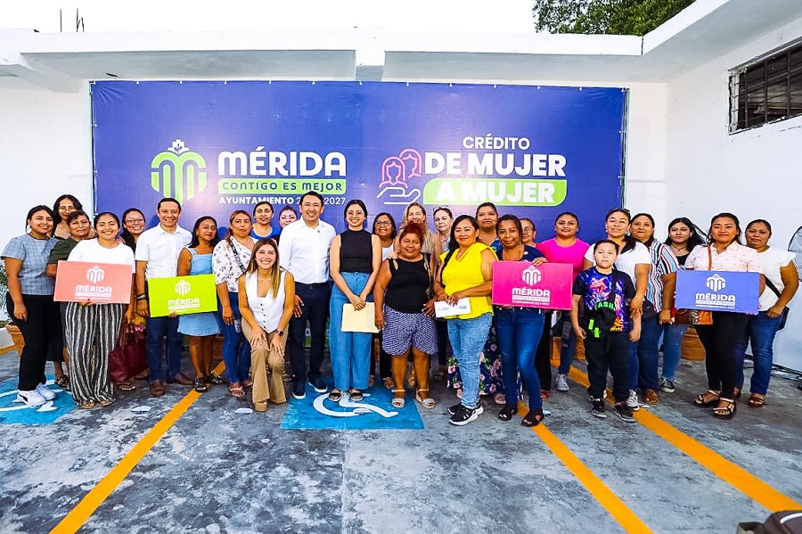 Ayuntamiento de Mérida ya entregó 167 Créditos de Mujer a Mujer