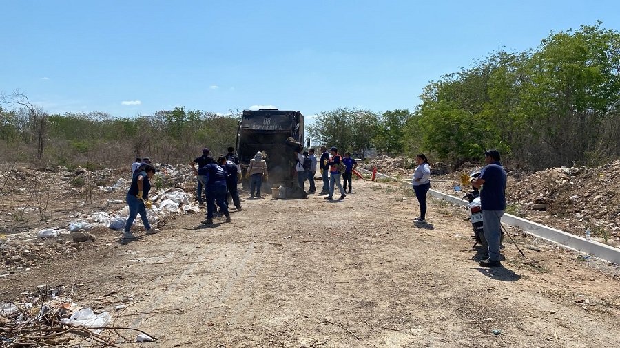 Con jornadas de limpieza, Servilimpia ayuda a cuidar las calles de Ciudad Caucel