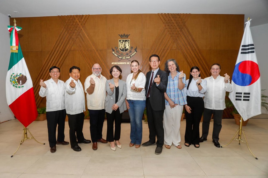 Cecilia Patrón se reúne con la Misión Diplomática de la Embajada de Corea en México 