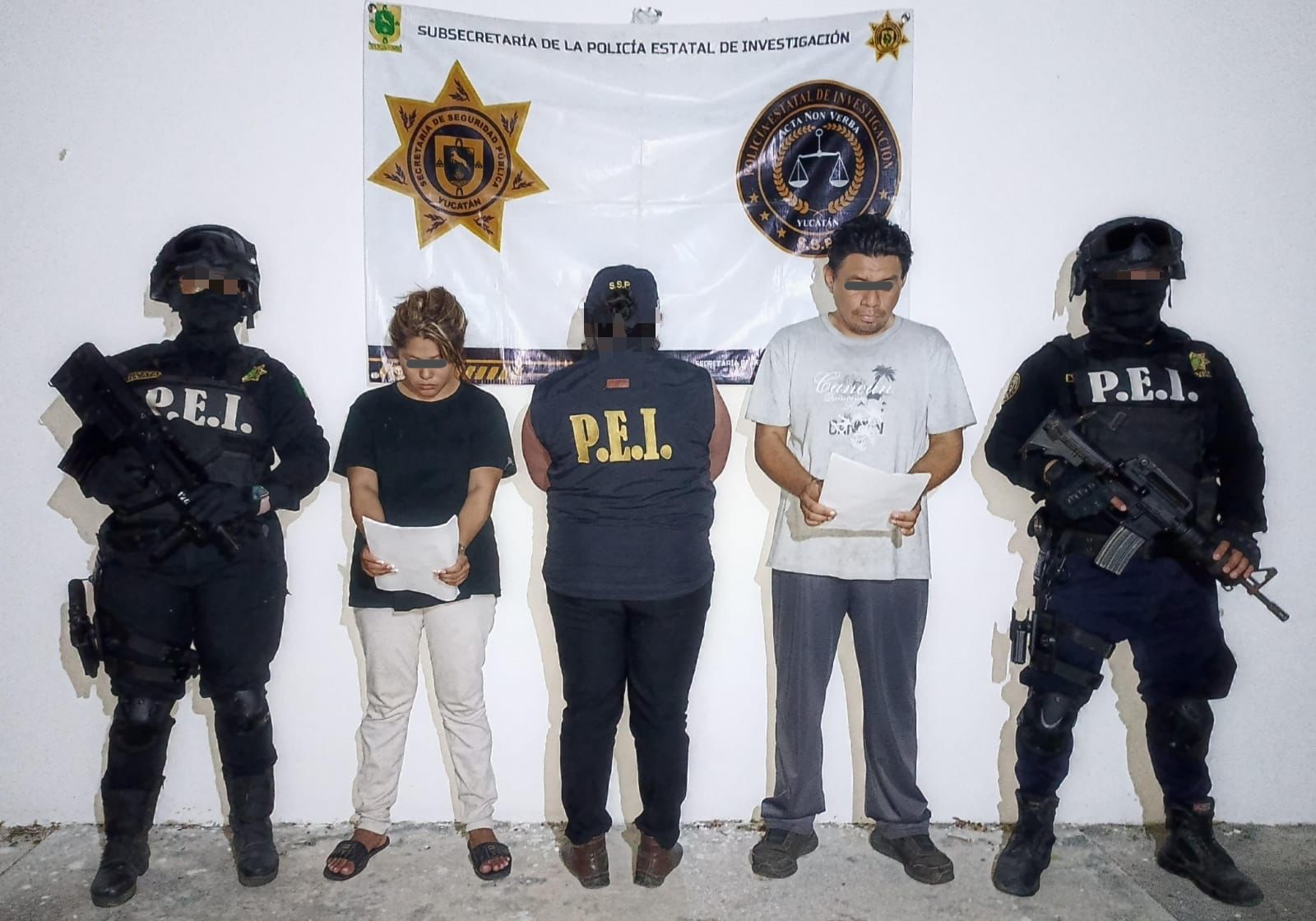 Chofer de plataforma y su novia asaltan gasolinera de Cholul