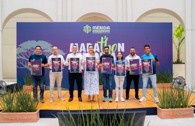 Ayuntamiento presenta la convocatoria del Marat’hon Mérida Banorte 2026