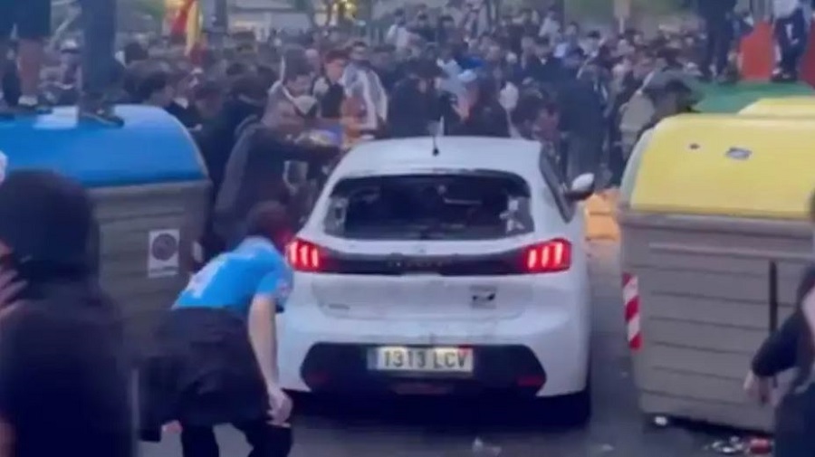 Atropellamiento masivo en España, previo a la final entre el Espanyol y el Barcelona