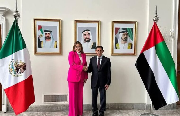 Cecilia Patrón se reúne con embajador de los Emiratos Árabes Unidos