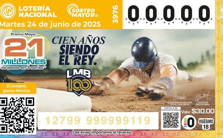 Cae en Mérida el tercer lugar del sorteo de la Lotería Nacional de este martes