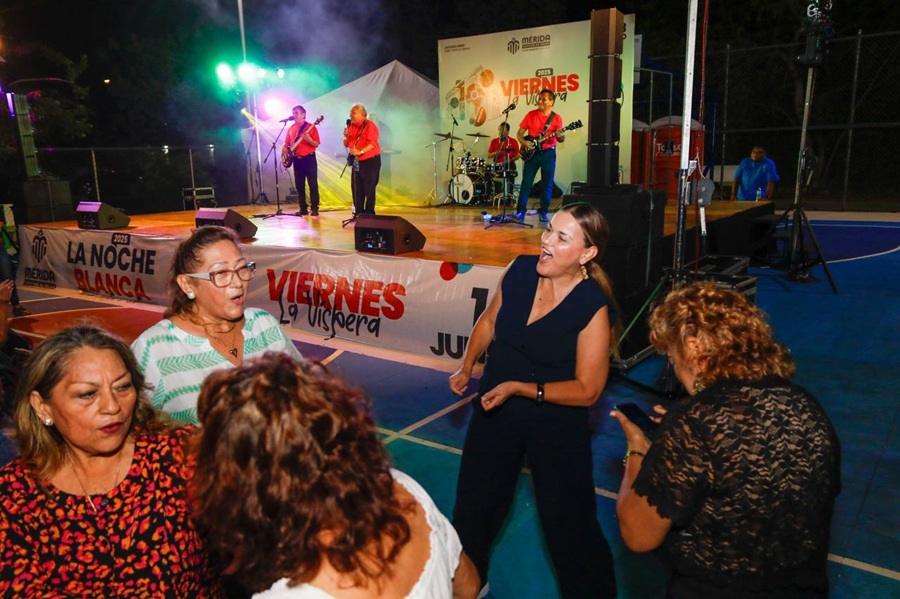 Mérida se ilumina con la Víspera de La Noche Blanca y el derroche de talento local