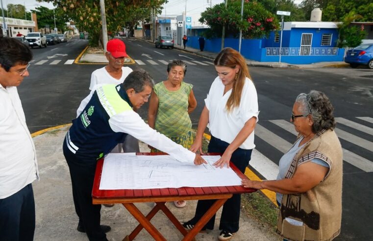Mejores calles para Mérida en previsión de la temporada de lluvias: Cecilia Patrón