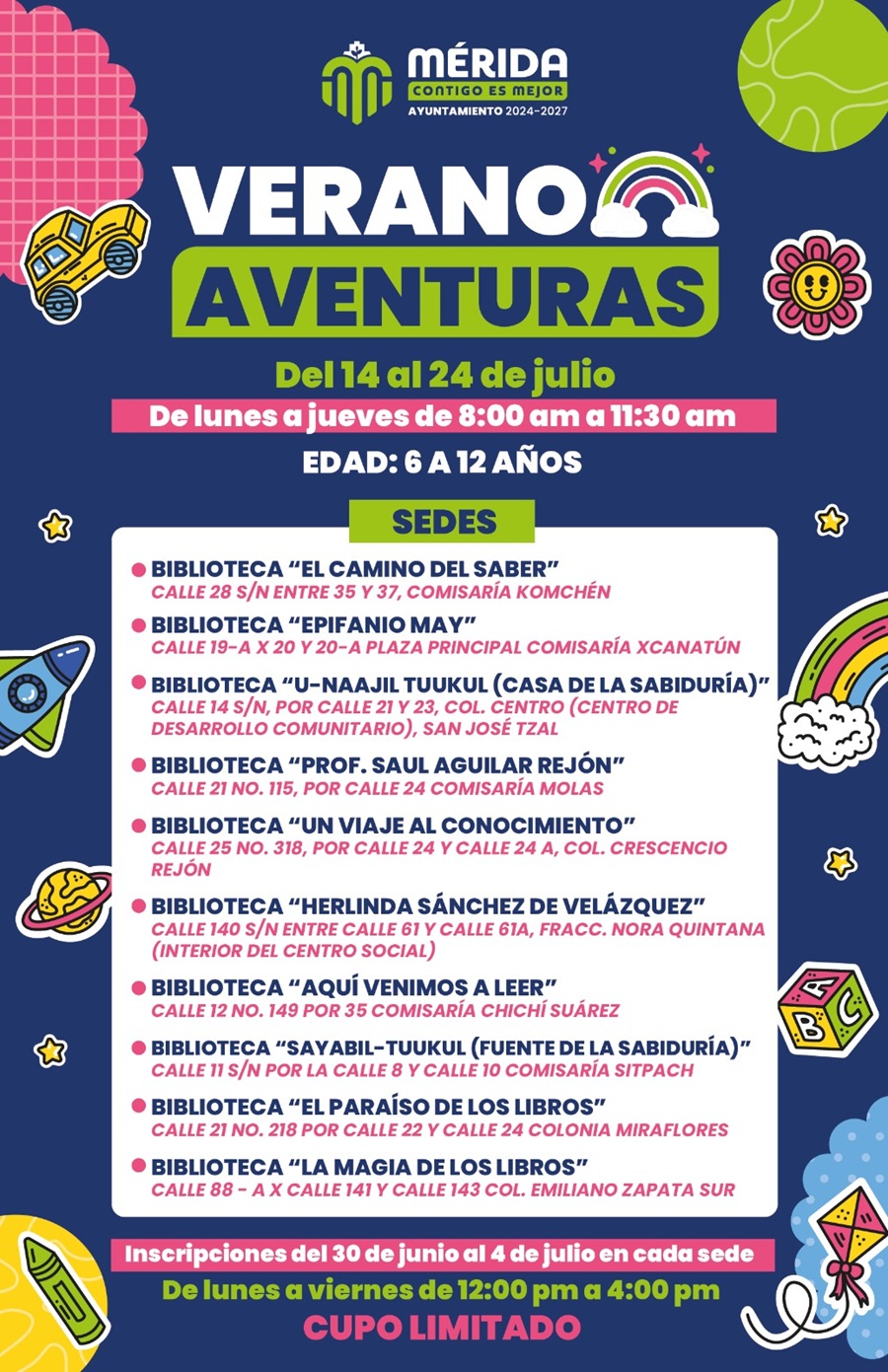 Mérida se pinta de diversión con los Cursos de Verano Mérida 2025