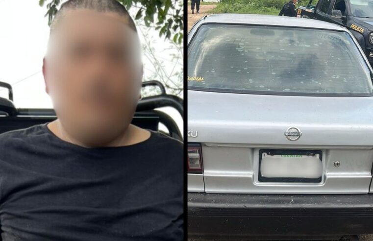 Detenido en Motul poco después de robarse un auto en Mérida