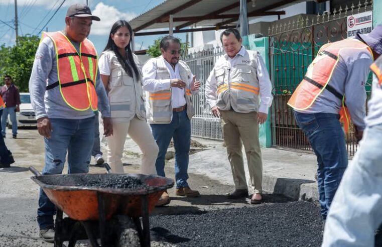 Renacimiento Maya destina 75 mdp para bacheo de calles de Mérida