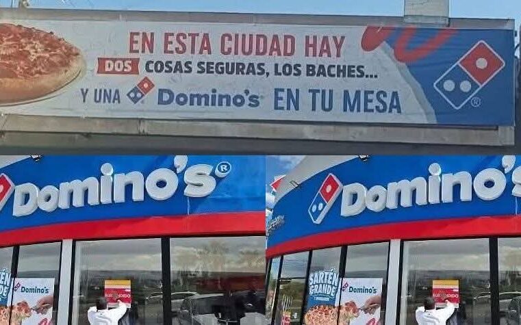 Domino’s crítica los baches y el Ayuntamiento le clausura el negocio