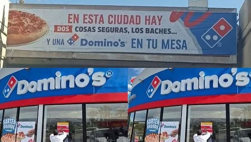 Domino’s crítica los baches y el Ayuntamiento le clausura el negocio