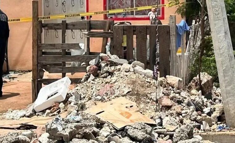 Muro de mampostería acaba con la vida de un niño en Cuzamá