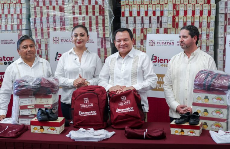 Gobierno del Estado inicia entrega de útiles de “Bienestar en tu Escuela”