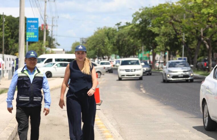 Cecilia Patrón refuerza el mejoramiento de calles en toda Mérida 