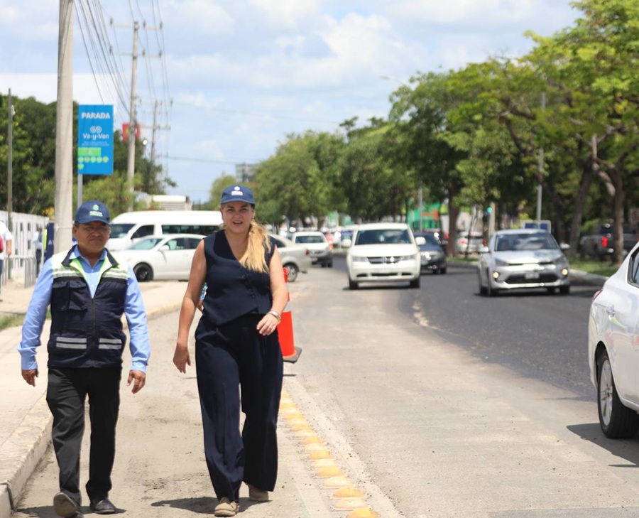 Cecilia Patrón refuerza el mejoramiento de calles en toda Mérida 