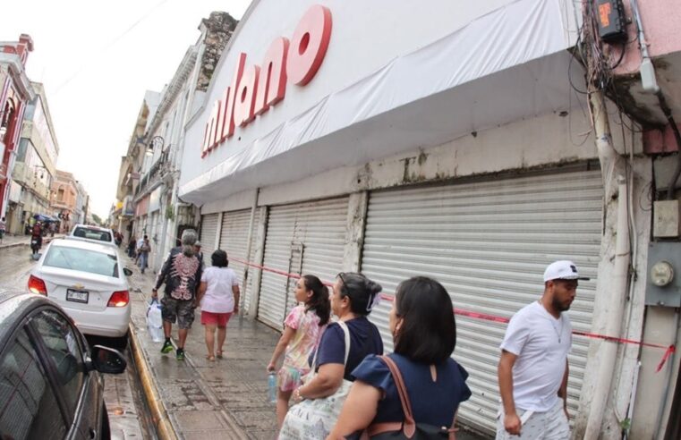 Protección Civil suspende local con techos riesgosos en el centro de Mérida