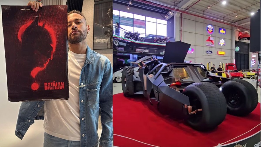 Neymar goza con su Batimóvil que le costó 1.5 millones de dólares