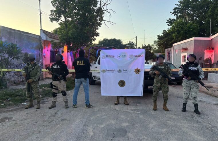 Diez detenidos en cateos antidrogas en la colonia Melitón Salazar, en Mérida