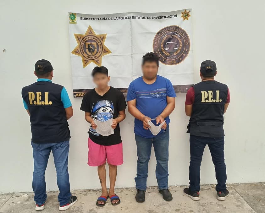 Caen dos por millonario robo en Cholul