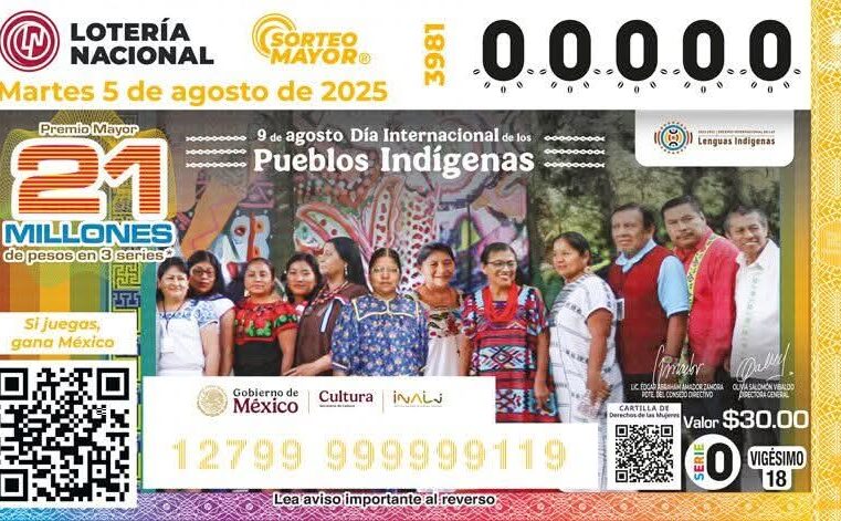 Con un tercer lugar, Mérida sigue su buena racha en la Lotería Nacional