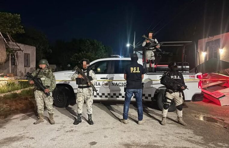 Operativo antinarcóticos en la costa yucateca deja tres detenidos